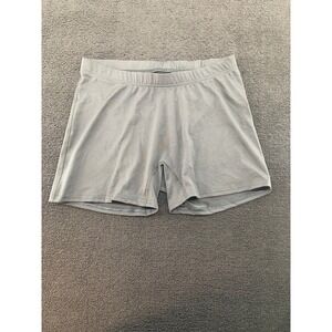 Womens Alleson Athletic Shorts XL Gray Polyester Spandex Workout‎ Gym Athleisure